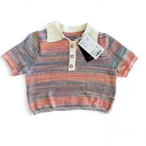 Colorful Striped Women's Knit top